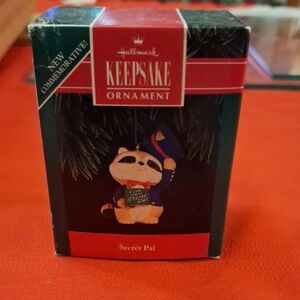 Hallmark Keepsake Ornament - Raccoon with Blue Hat